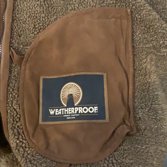 Weatherproof Garment Light Brown Microsuede Sherpa Jacket size XL - Picture 10 of 10